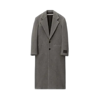 Alexander Wang Herringbone Tailoring Long Coat "Charcoal"