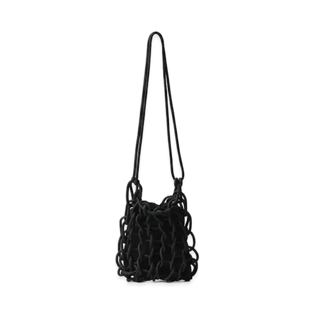 ssstein Para Cord Hand Knit Bag "Black"