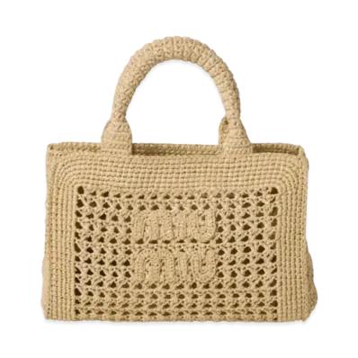 MIUMIU Crochet Handbag "Natural"