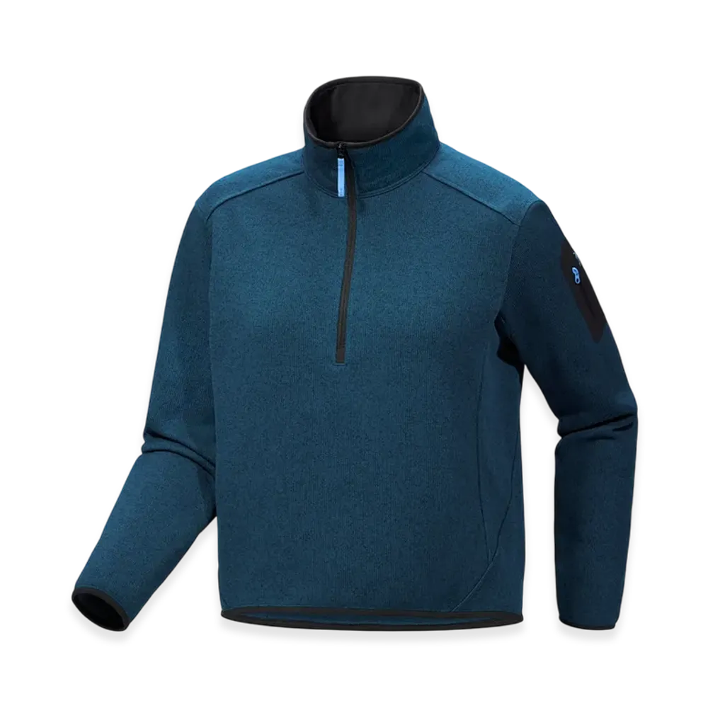 ARC'TERYX Women's Covert Zip Neck "Midnight Frost Heather" X000010586