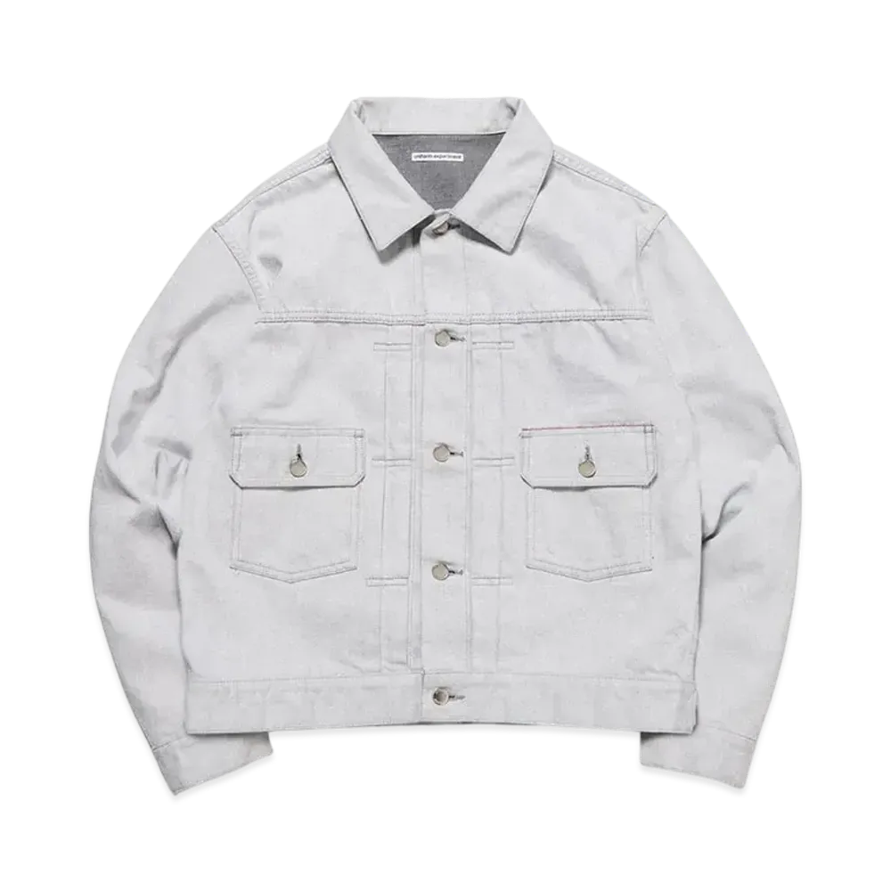 uniform experiment Washed Denim Jacket "White"