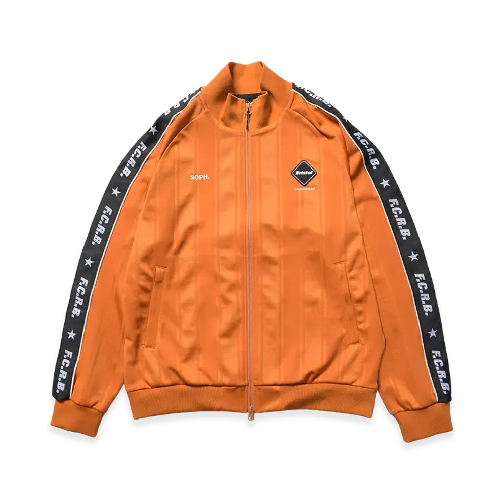 F.C.Real Bristol Shadow Weave Stripe Jacket "Orange"