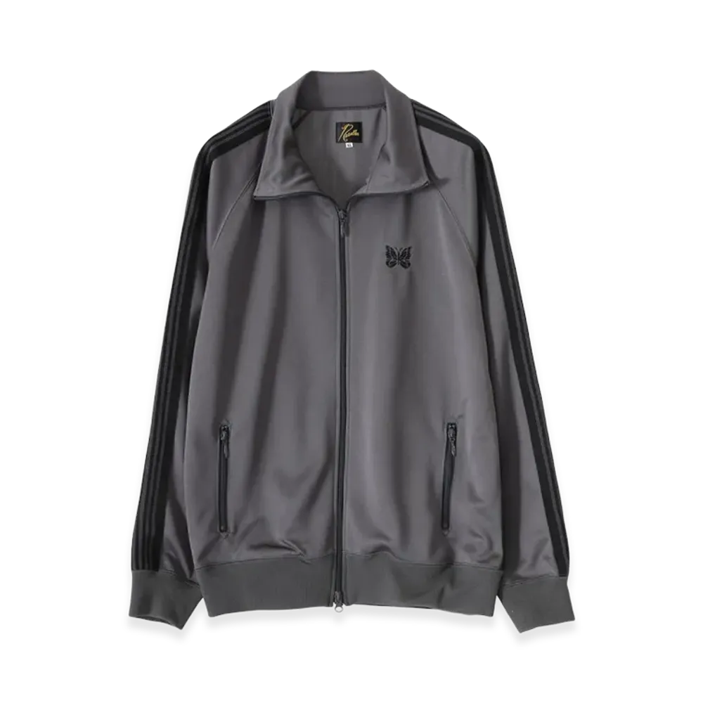 NEEDLES x Ark Exclusive Track Jacket Poly Smooth "Charcoal"