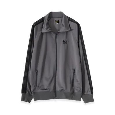 NEEDLES x Ark Exclusive Track Jacket Poly Smooth "Charcoal"