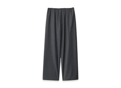 ssstein Wool Silk Drawstring Easy Pants "Charcoal"