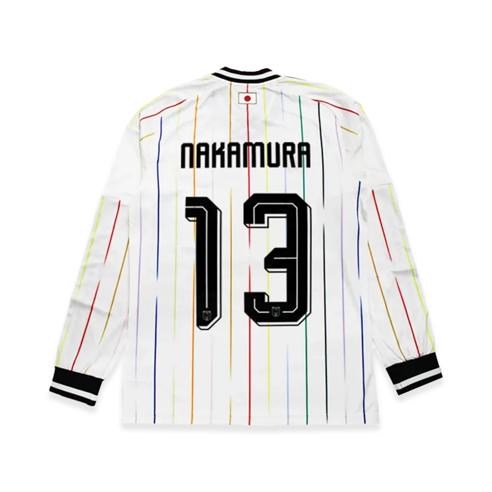 adidas Soccer Japan 2026 Away Replica Jersey Long Sleeve #13 Keito Nakamura "OffWhite/Black"