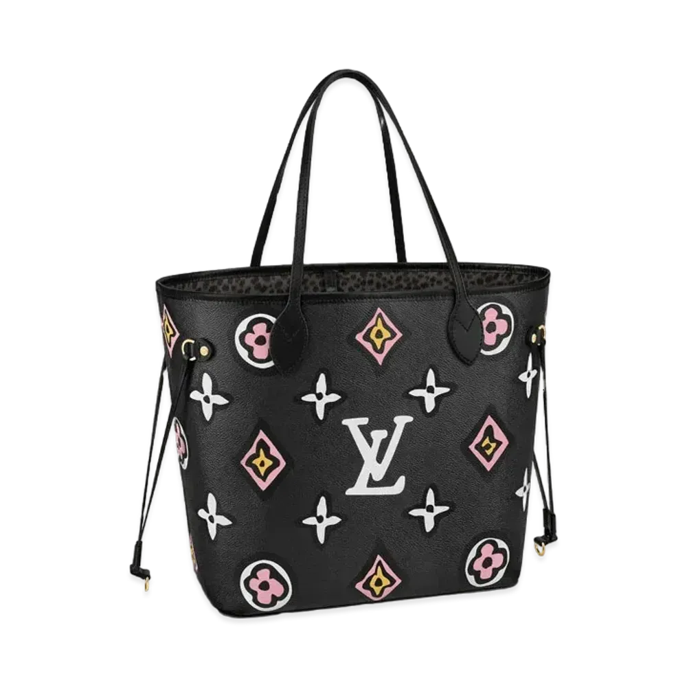 Louis Vuitton Neverfull MM Wild at Heart Monogram "Noir"