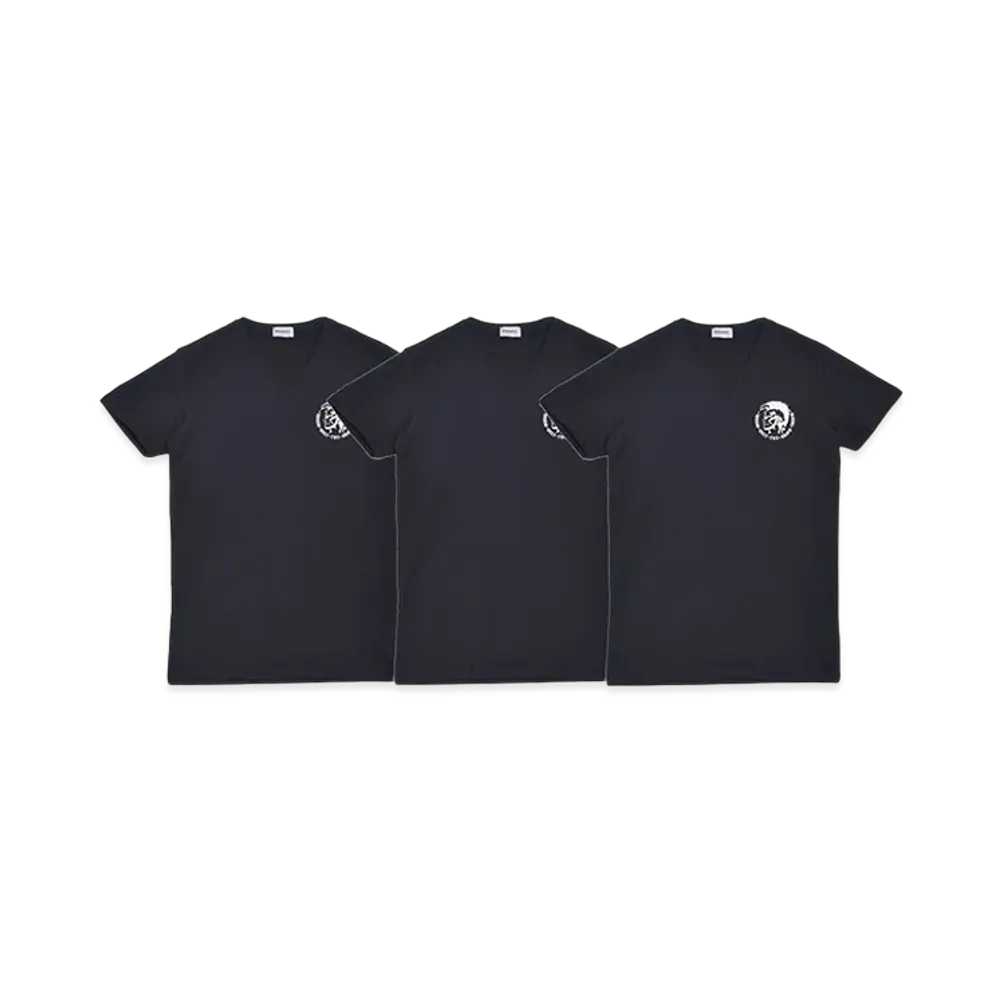 DIESEL Umtee Michael 3-Pack T-Shirt "Black"