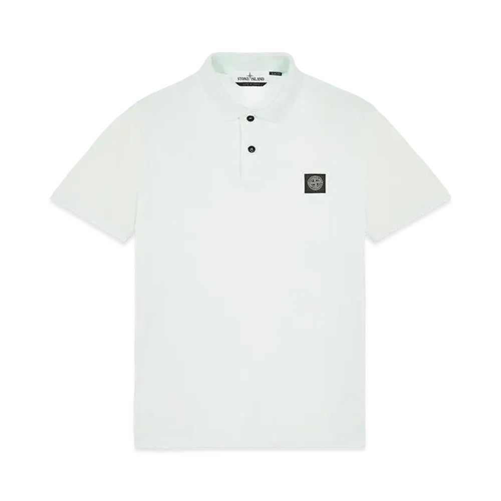 Stone Island 22S18 STRETCH COTTON PIQUE_SLIM FIT "Light Green"