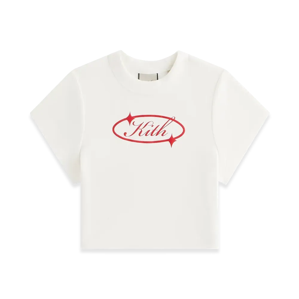 Kith Women's Corvin Kith Gleam Cap Sleeve Tee "White"