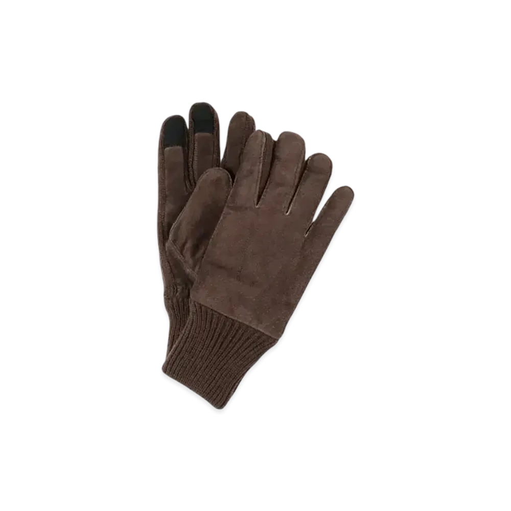 BEAMS Suede Gloves (Touch Screen Compatible) "Brown"
