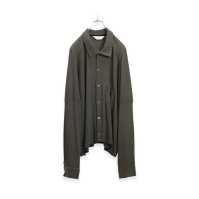ANCELLM Cas/Sil Kimono Knit Shirt "Gray"