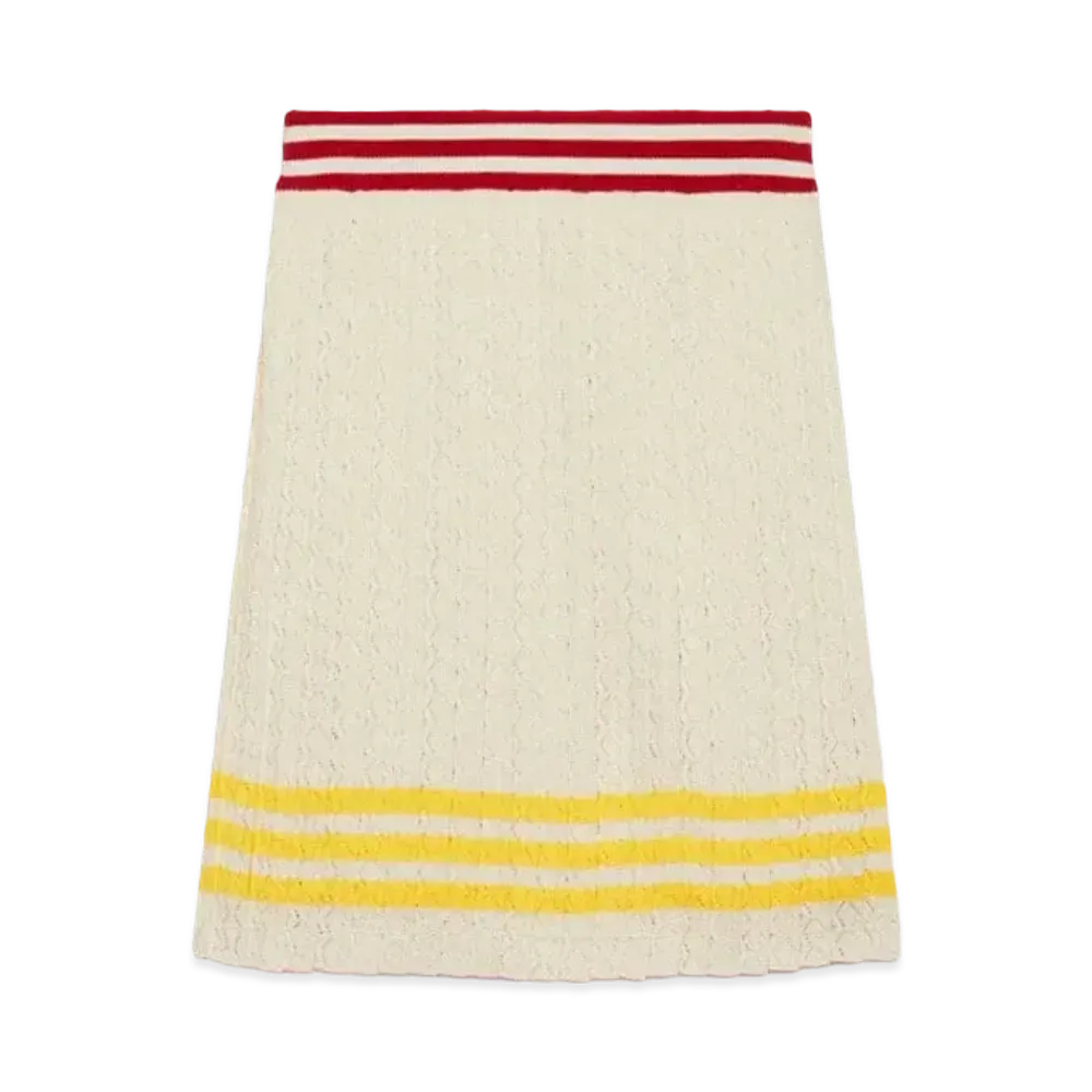 adidas x GUCCI Cotton Skirt "Ivory"