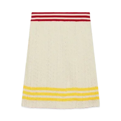 adidas x GUCCI Cotton Skirt "Ivory"