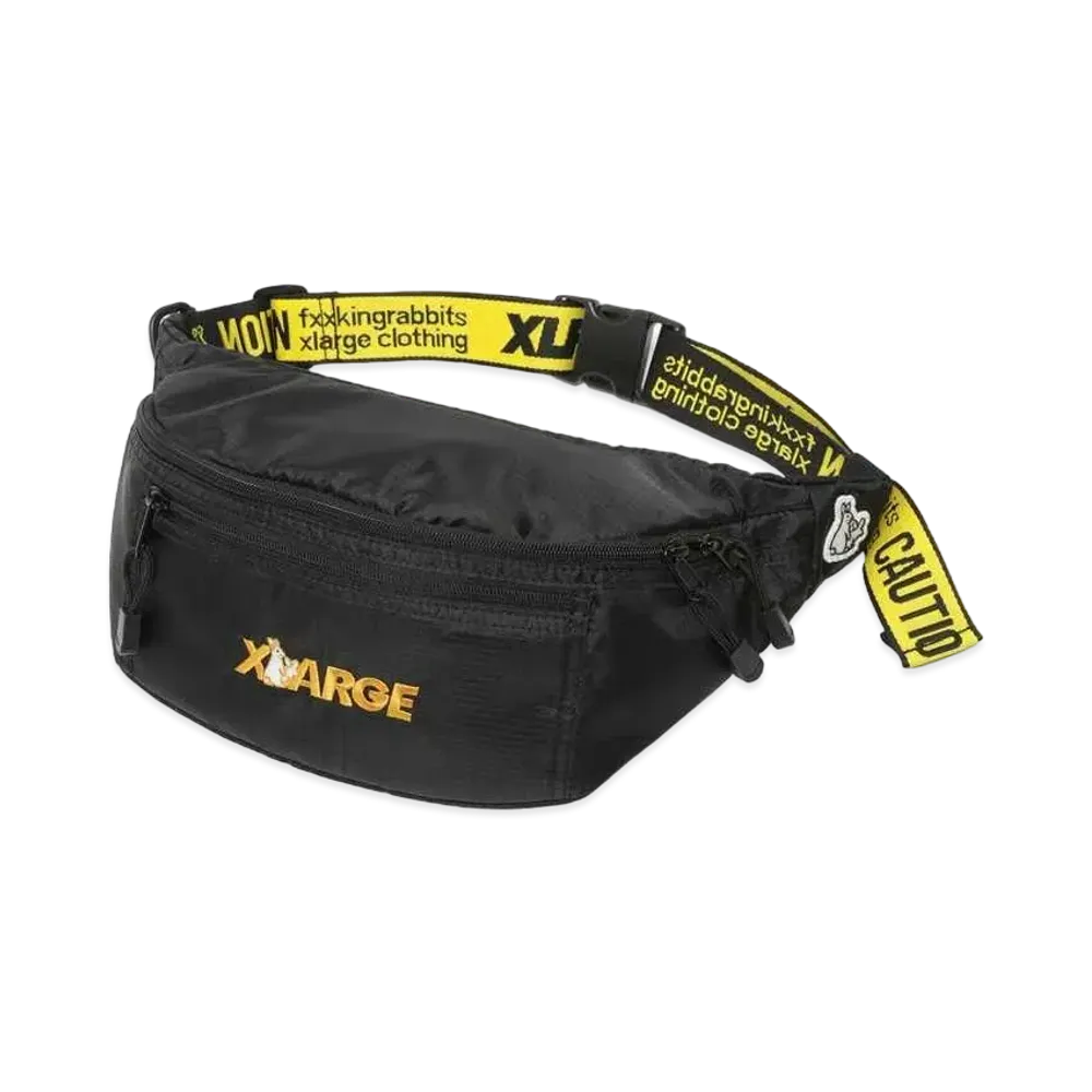 XLARGE x FR2 NYLON WAIST BAG "Black"