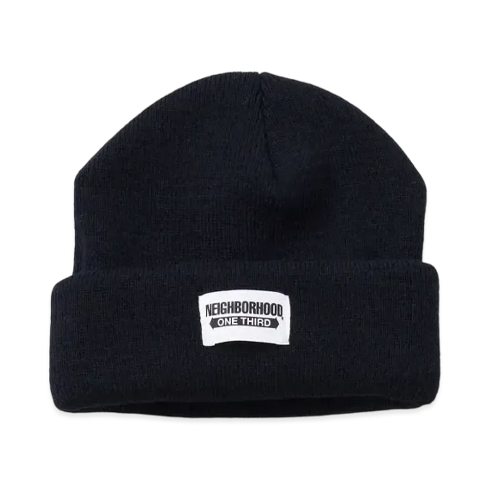 NEIGHBORHOOD OT . Beanie "Black"