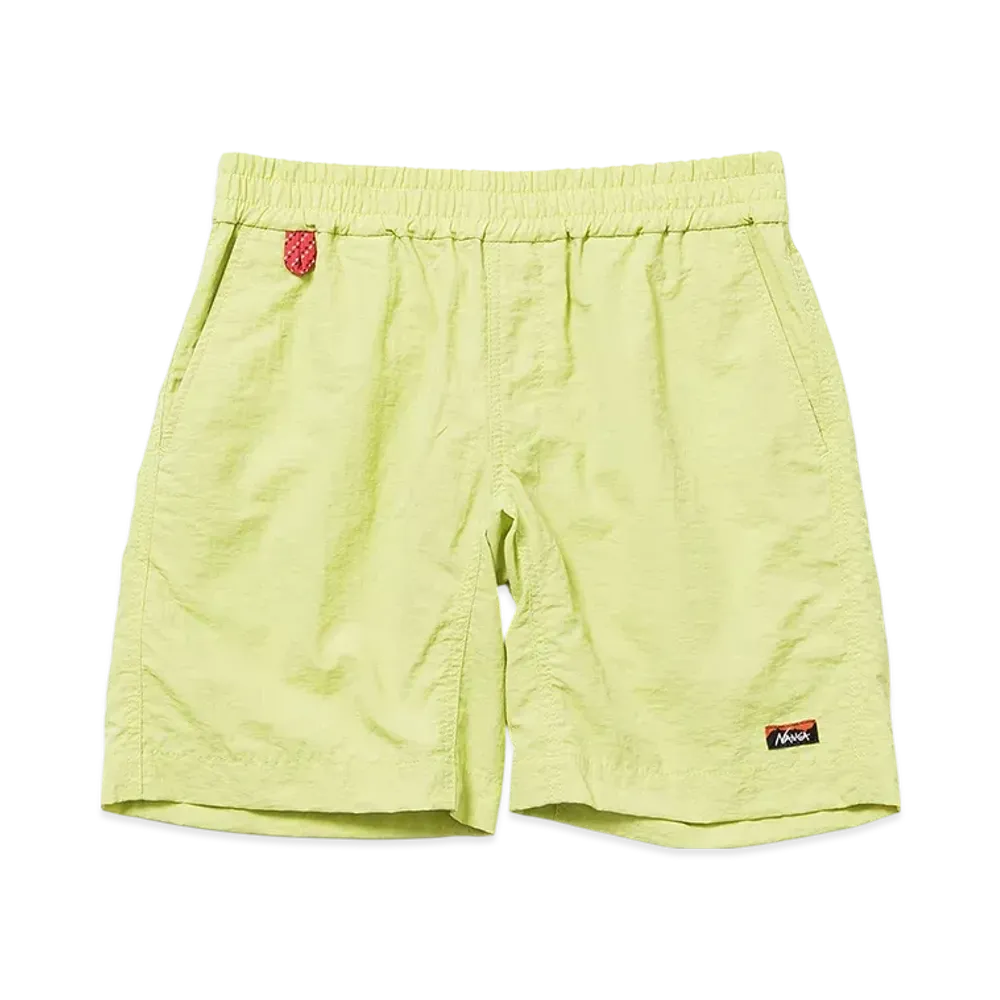 NANGA Nylon Tusser Kids Easy Shorts "Lime"
