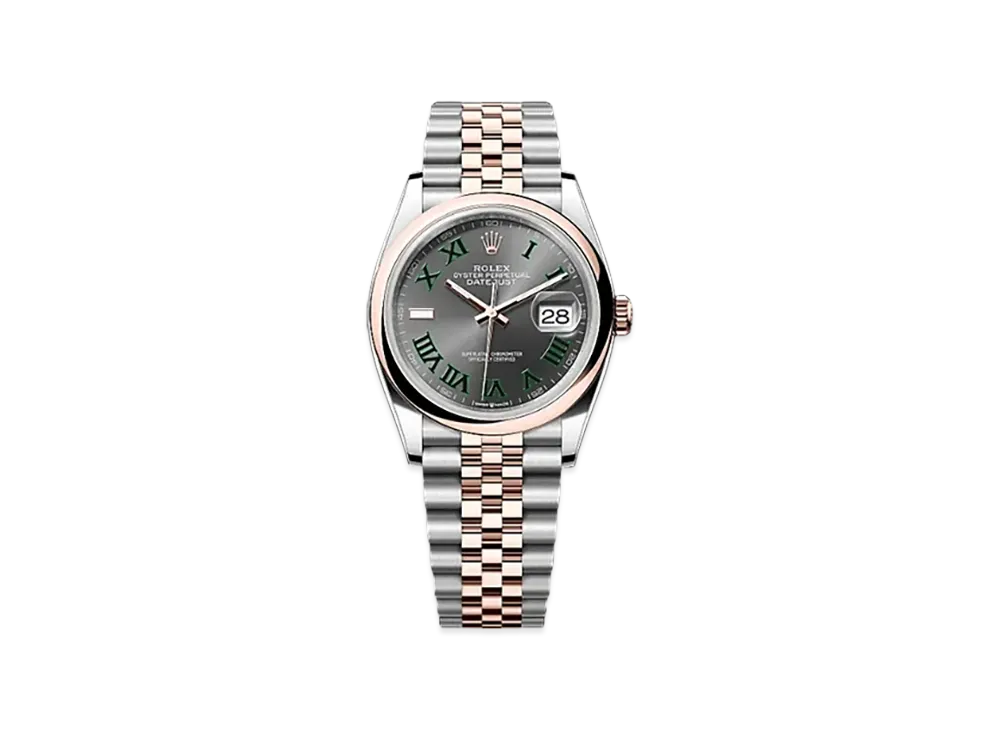 ROLEX Datejust 41 Oystersteel & Yellow Gold "Grey"