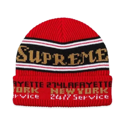 Supreme Service Beanie "Red"