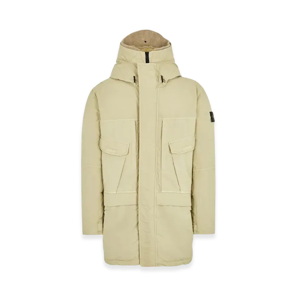 Stone Island 70333 Naslan Down-TC Parka - 21FW "Ecru"