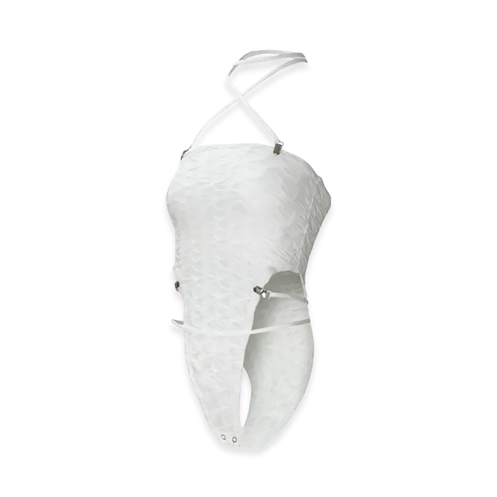 THEREDTHREAD S Clip Garter Body "White"