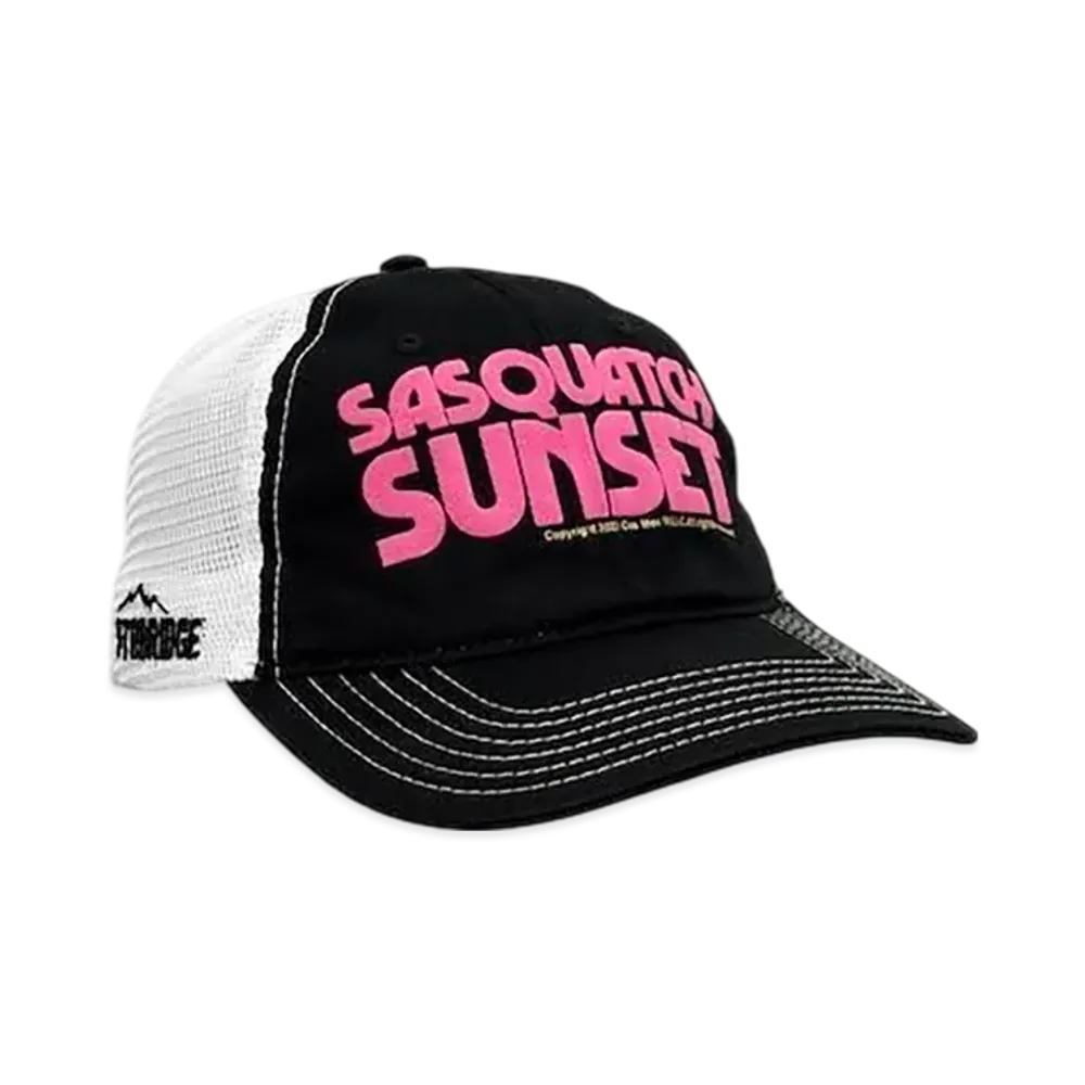 STABRIDGE x Sasquatch Sunset Mesh Cap "Black/White"