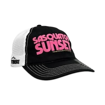 STABRIDGE x Sasquatch Sunset Mesh Cap "Black/White"