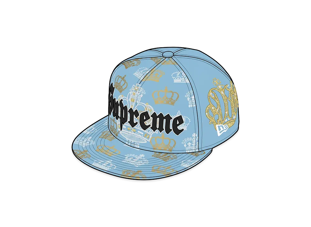 Supreme Crown New Era "Light Blue"
