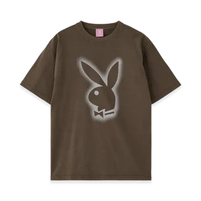 X-Girl x Playboy Faded S/S Tee "Brown"