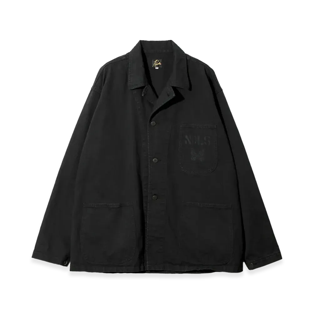 NEEDLES N-3 Jacket - Cotton Herringbone "Black"