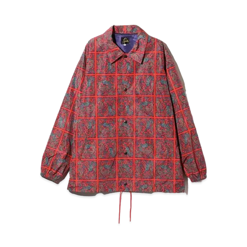 Needles Coach Jacket Poly Taffeta / Pt "Red"