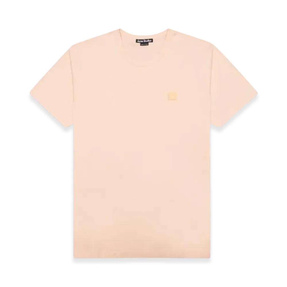 Acne Studios Nash Face Crewneck T-Shirt "Powder Pink"