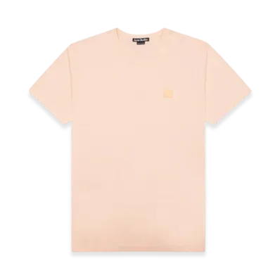 Acne Studios Nash Face Crewneck T-Shirt "Powder Pink"