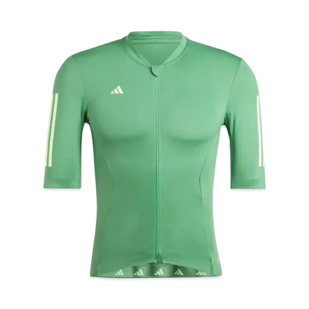 adidas Tempo Three Stripes Cycling Jersey "Preloved Green"