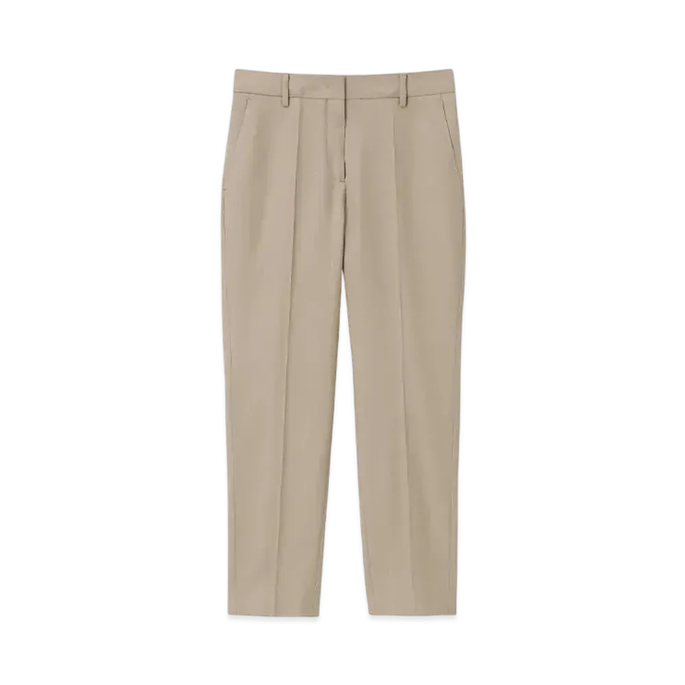 Paul Smith Women's Dobby Pin Dot Tapered Pants "Beige"