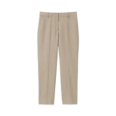 Paul Smith Women's Dobby Pin Dot Tapered Pants "Beige"