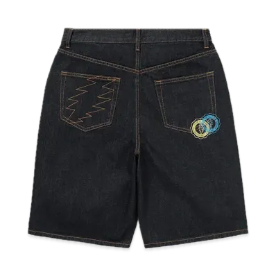 thisisneverthat x Grateful Dead Overlap Lightning Denim Short "Indigo"