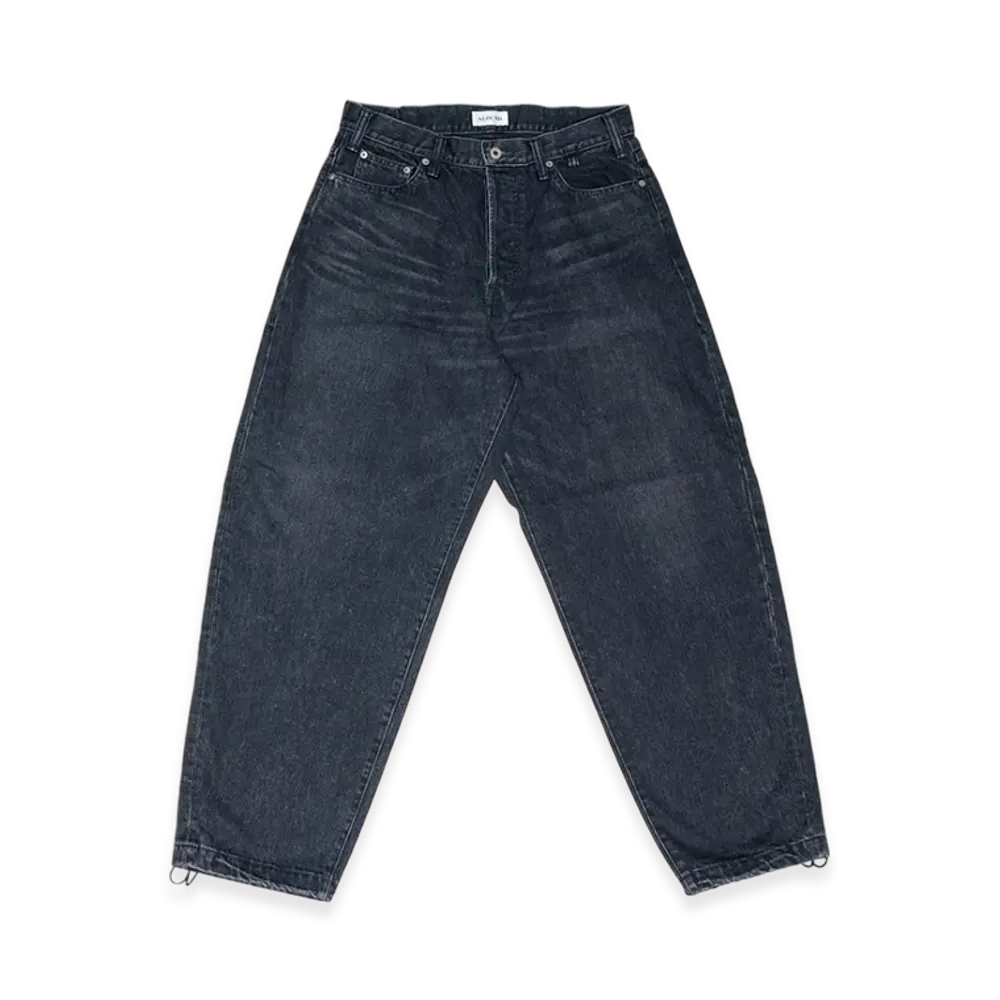 ALOUND Vintage Black Denim Pants "Black"