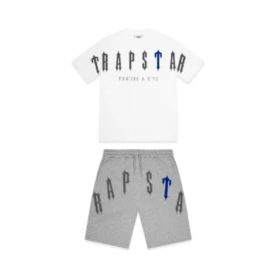 TRAPSTAR Irongate Arch 2.0 Short Set "White/Blue"