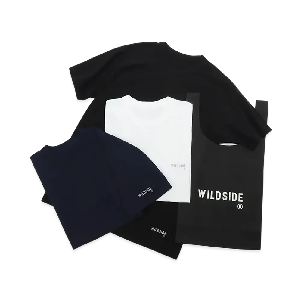 WILDSIDE YOHJI YAMAMOTO 3 Pieces Pack T-Shirts "White/Navy/Black"
