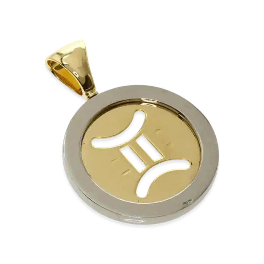 BVLGARI Tondo Gemini Pendant Top "Yellow Gold"