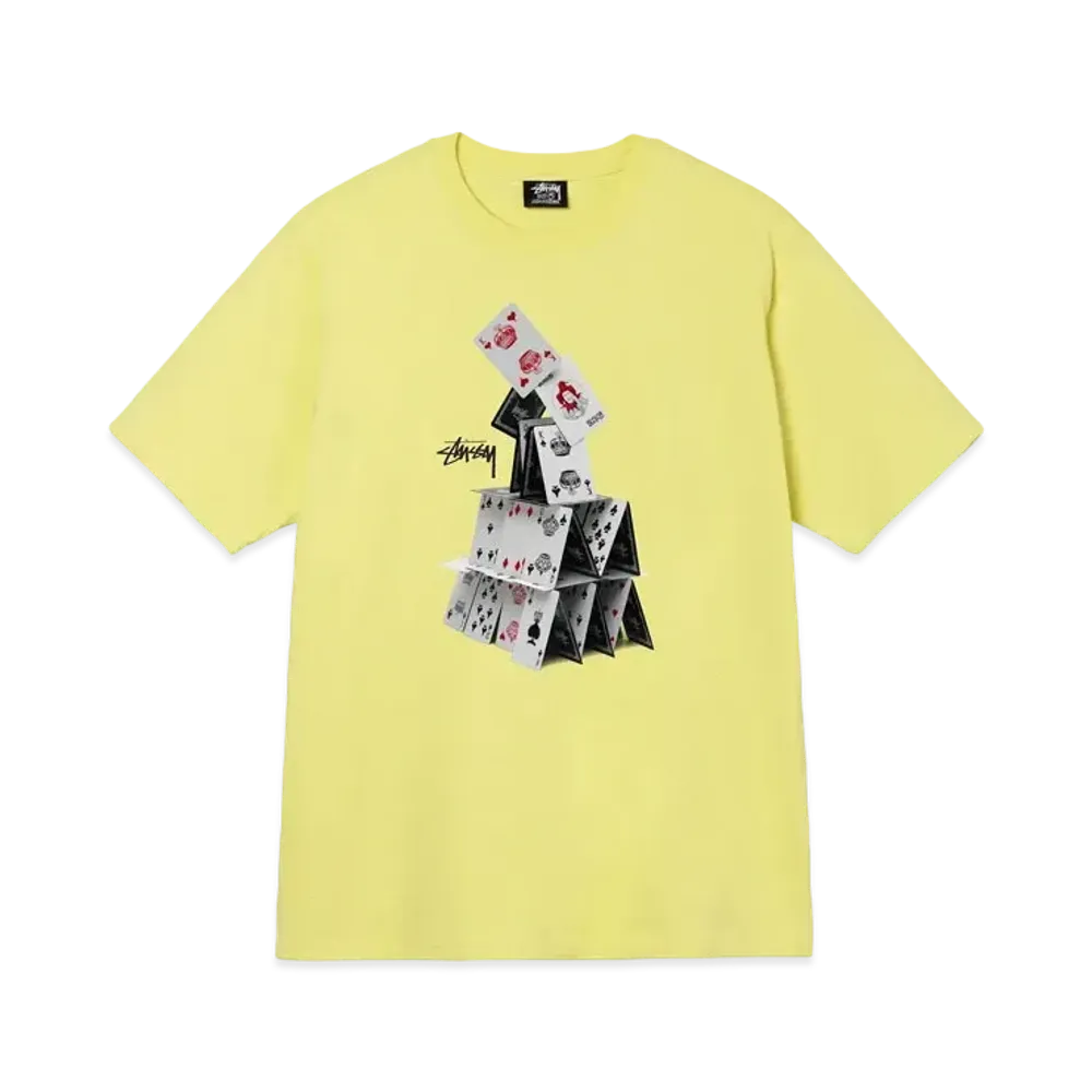 ステューシー ハウス オブ カーヅ Tシャツ "イエロー"