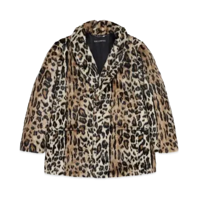 WACKO MARIA LEOPARD FUR COAT "Leopard"