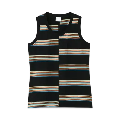 Paul Smith Women's Signature Stripe Sleeveless "Black"
