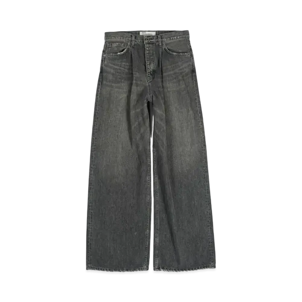 DAIRIKU Wide Vintage Denim Pants "Black"