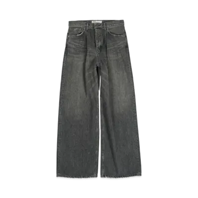 DAIRIKU Wide Vintage Denim Pants "Black"