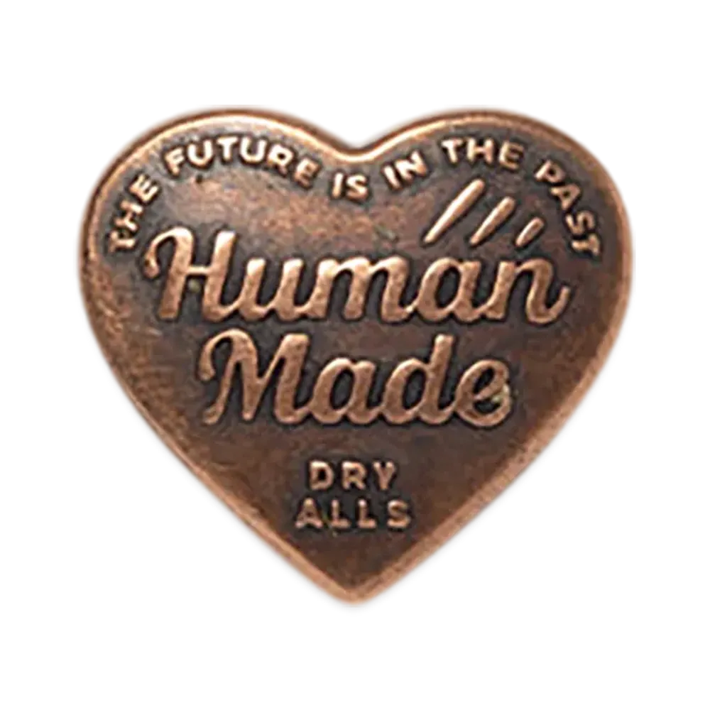 HUMAN MADE Heart Pins "Brown"