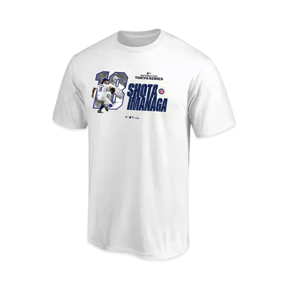 MLB Fanatics Cubs Shota Imanaga MLB Tokyo Series Opening Game T-shirt "White"
