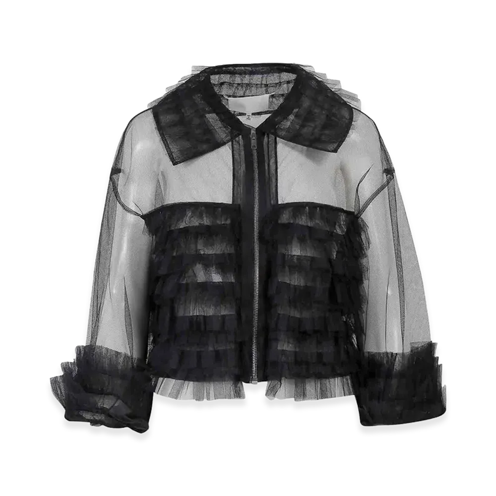 Maison Margiela Women's Tulle Top "Black"