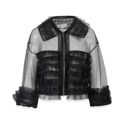 Maison Margiela Women's Tulle Top "Black"